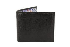 Mens Ben Sherman Leather Shirt Print Wallet - Gift Boxed