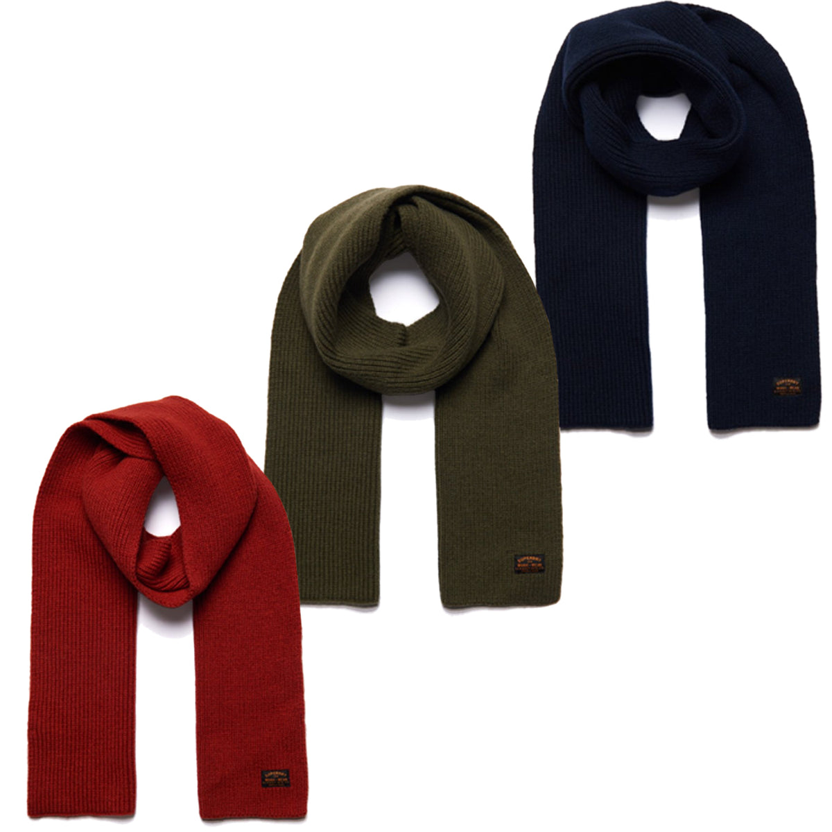 Superdry Vintage 'Radar 2.0' Knitted Wool Blend Scarf – Eon Clothing