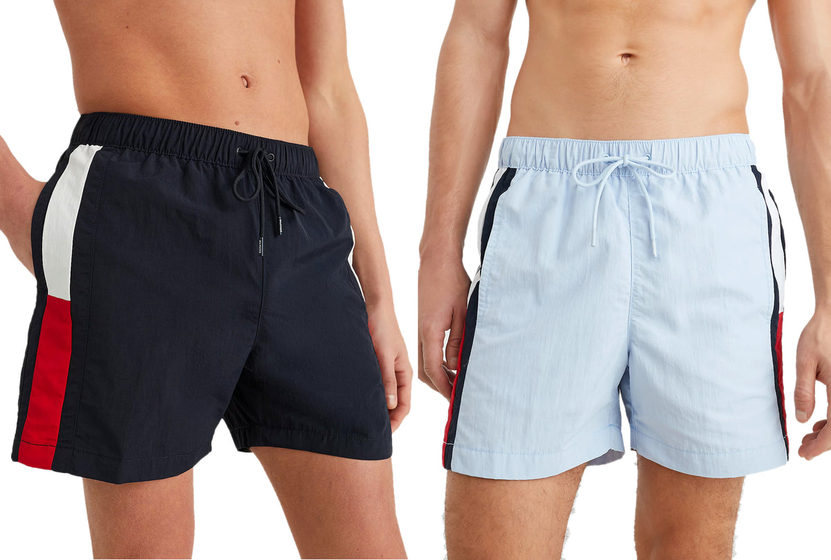 TH Monogram Mid Length Swim Shorts