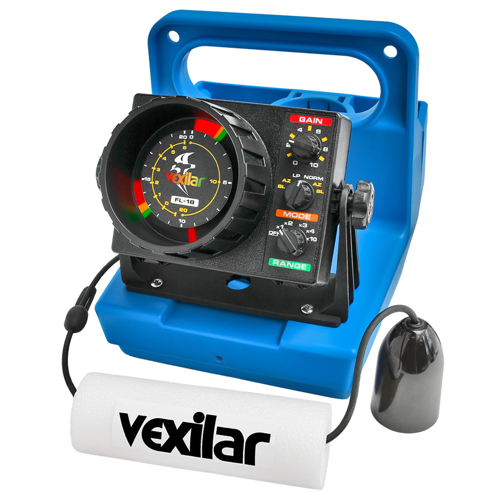 vexilar d130 battery status indicator