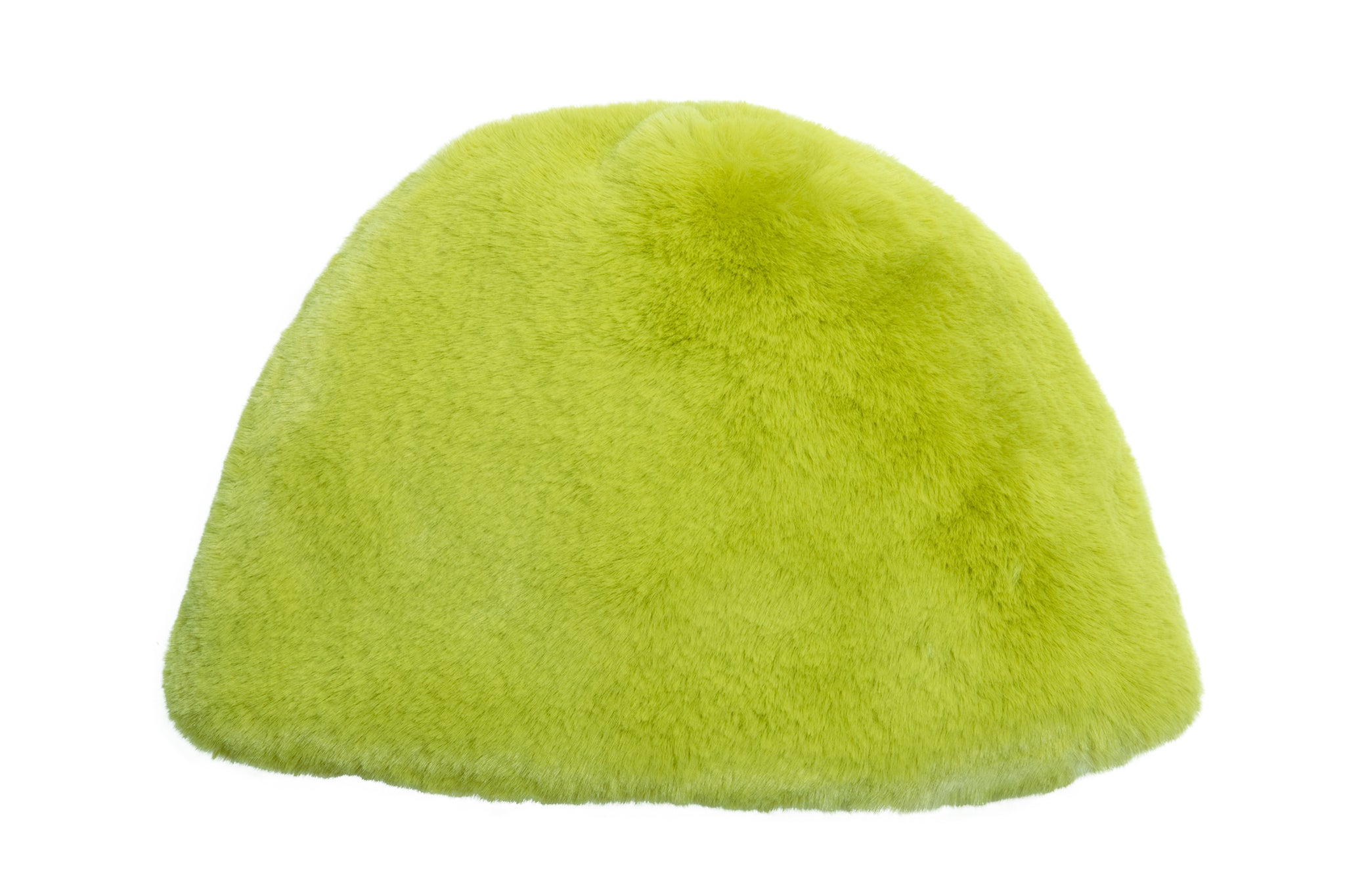 Faux Fur Toque in Moss