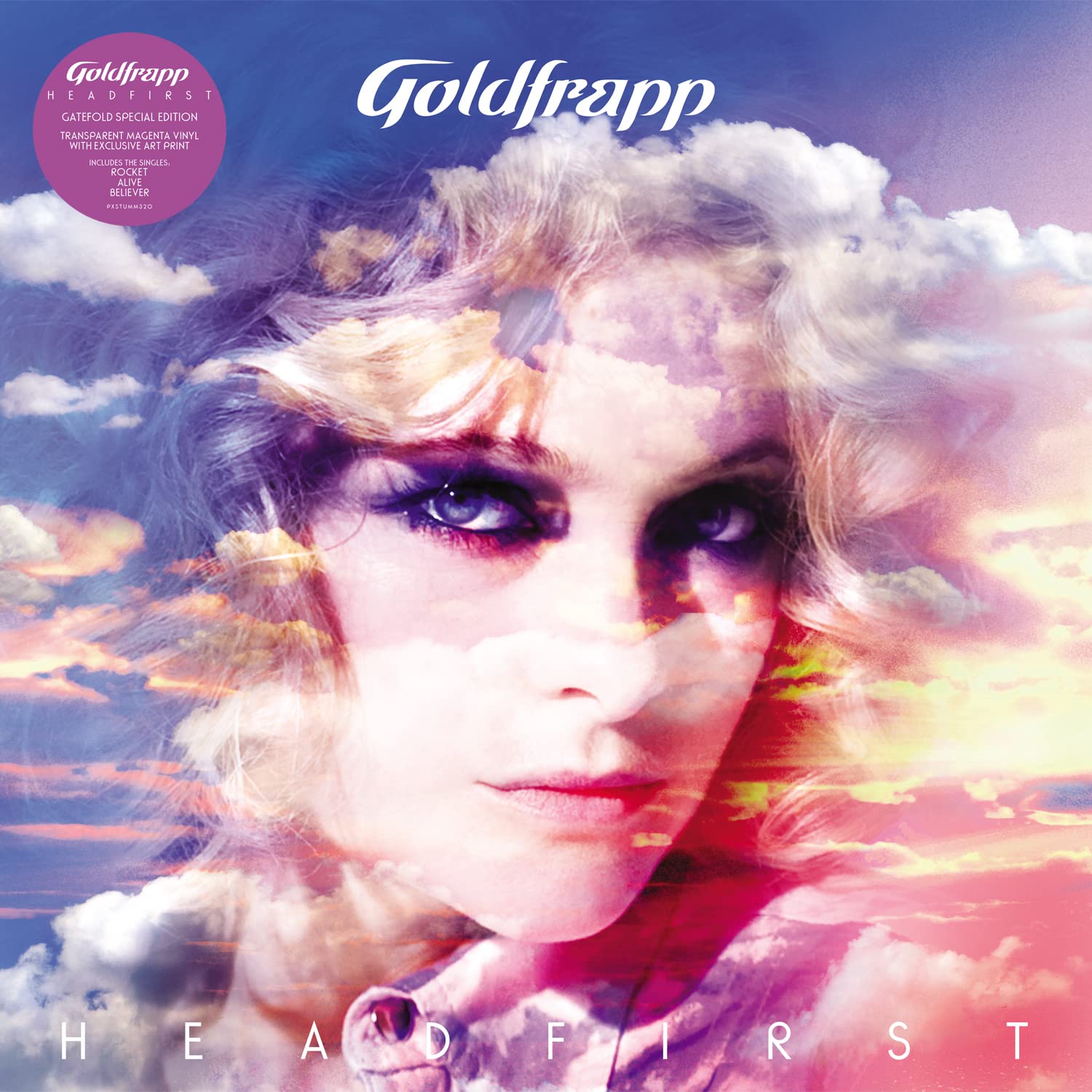 Goldfrapp Head First Limited Magenta Vinyl LP