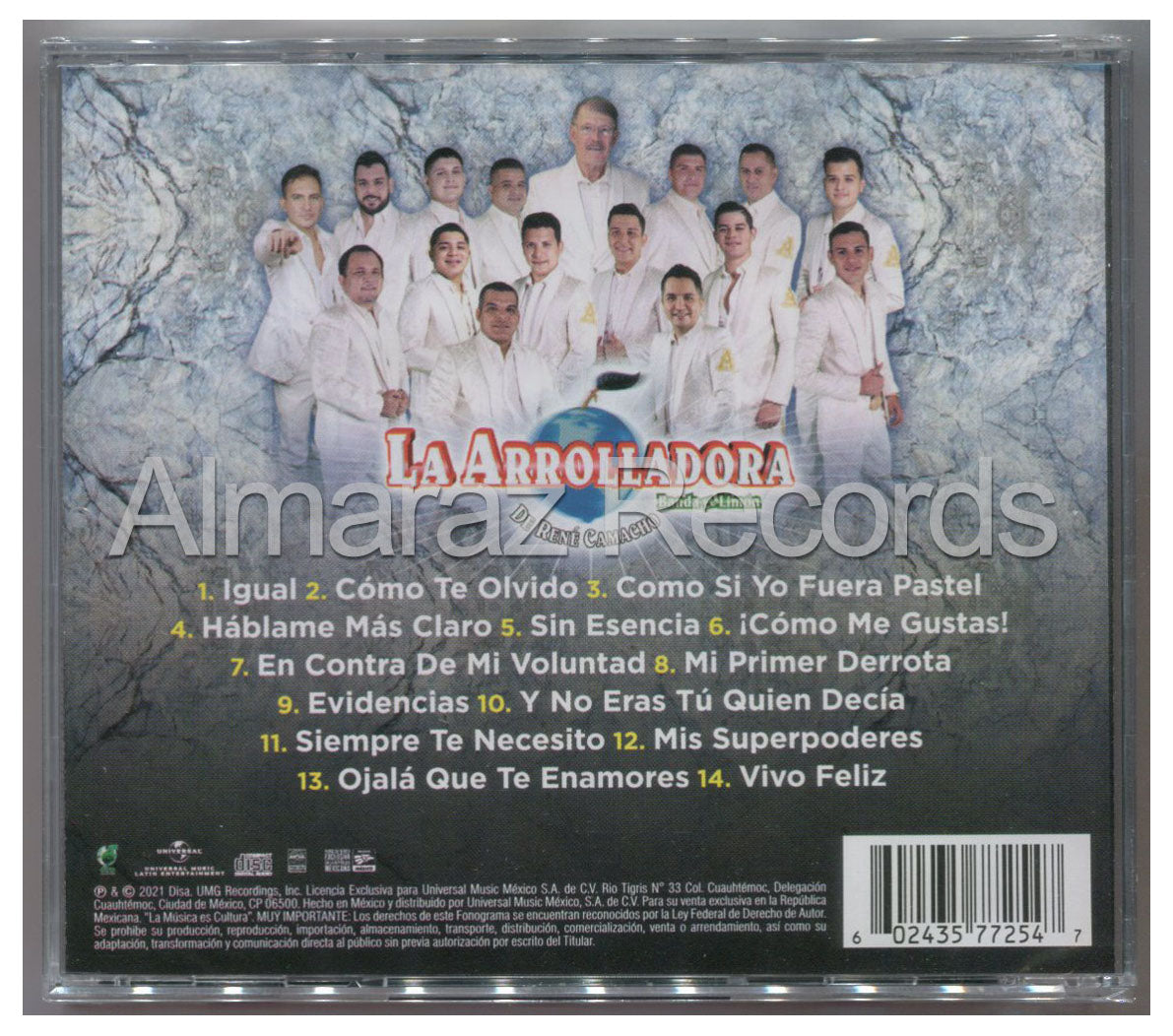 La Arrolladora Banda El Limon En Contra De Mi Voluntad CD