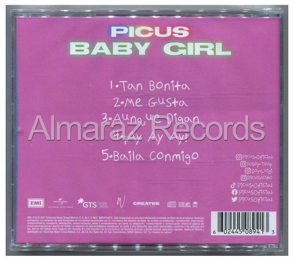 Picus Baby Girl CD