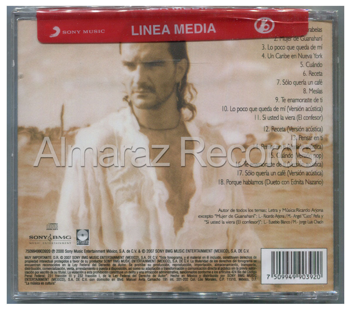 Ricardo Arjona Galeria Caribe CD