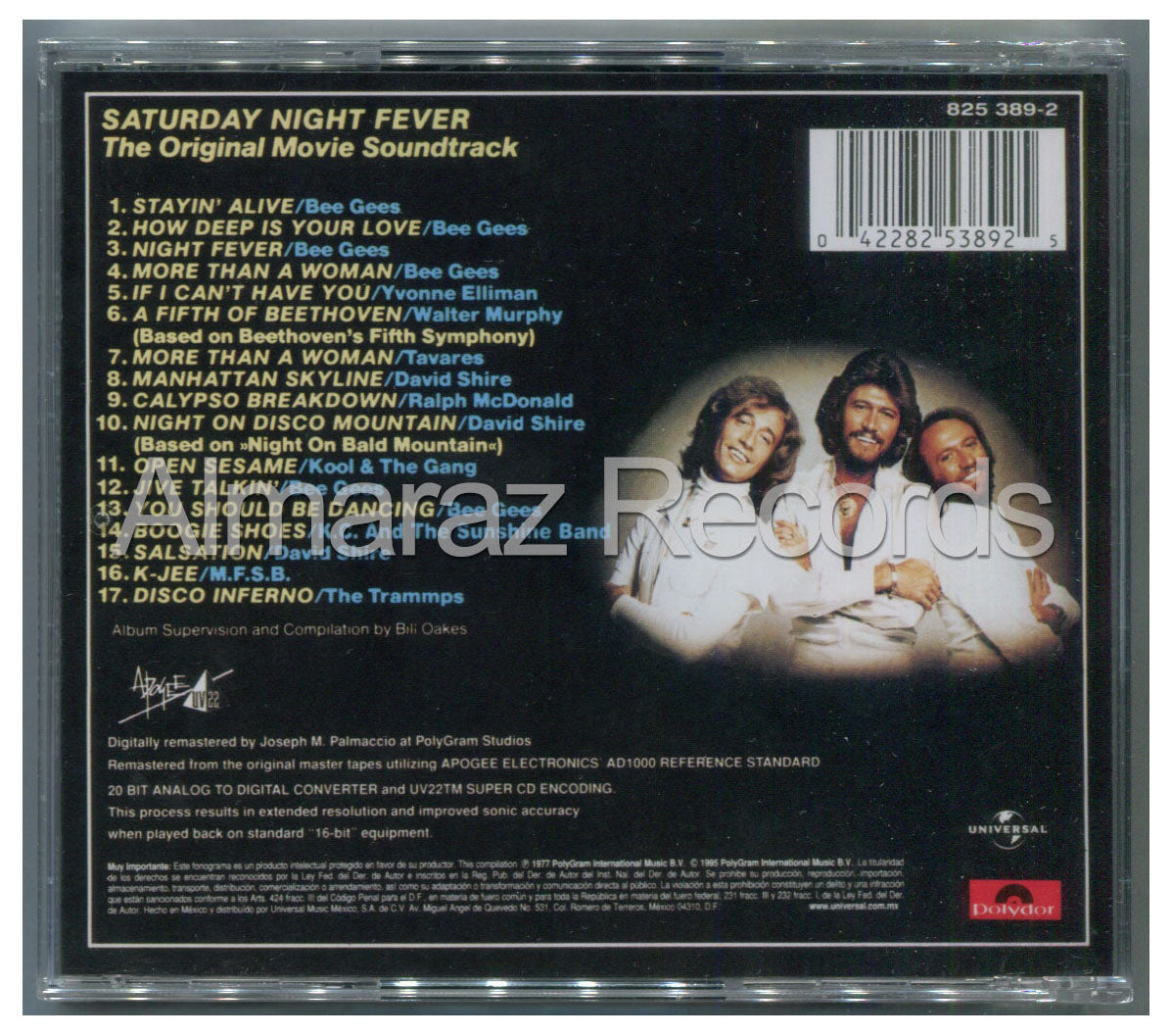 Bee Gees Saturday Night Fever Soundtrack CD