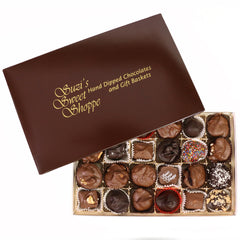 Boxed chocolate holiday gifts