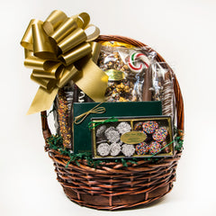 holiday chocolate gift baskets