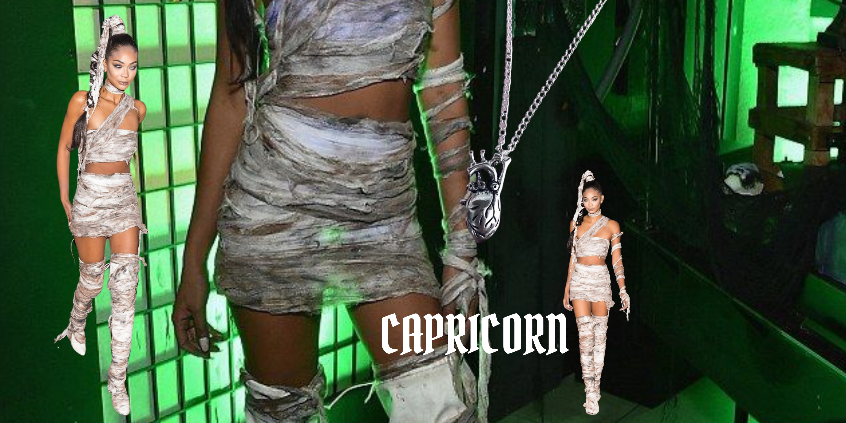 Capricorn zodiac outfit halloween fancy dress costume ideas inspo gothic grunge goth babe indie alternative fashion