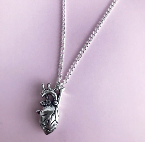 anatomical heart necklace cute gifts for her