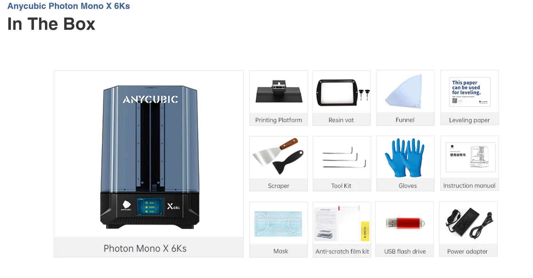 Unboxing  A video takes you to go through all the details of Anycubic  Photon Mono X 6Ks! 
