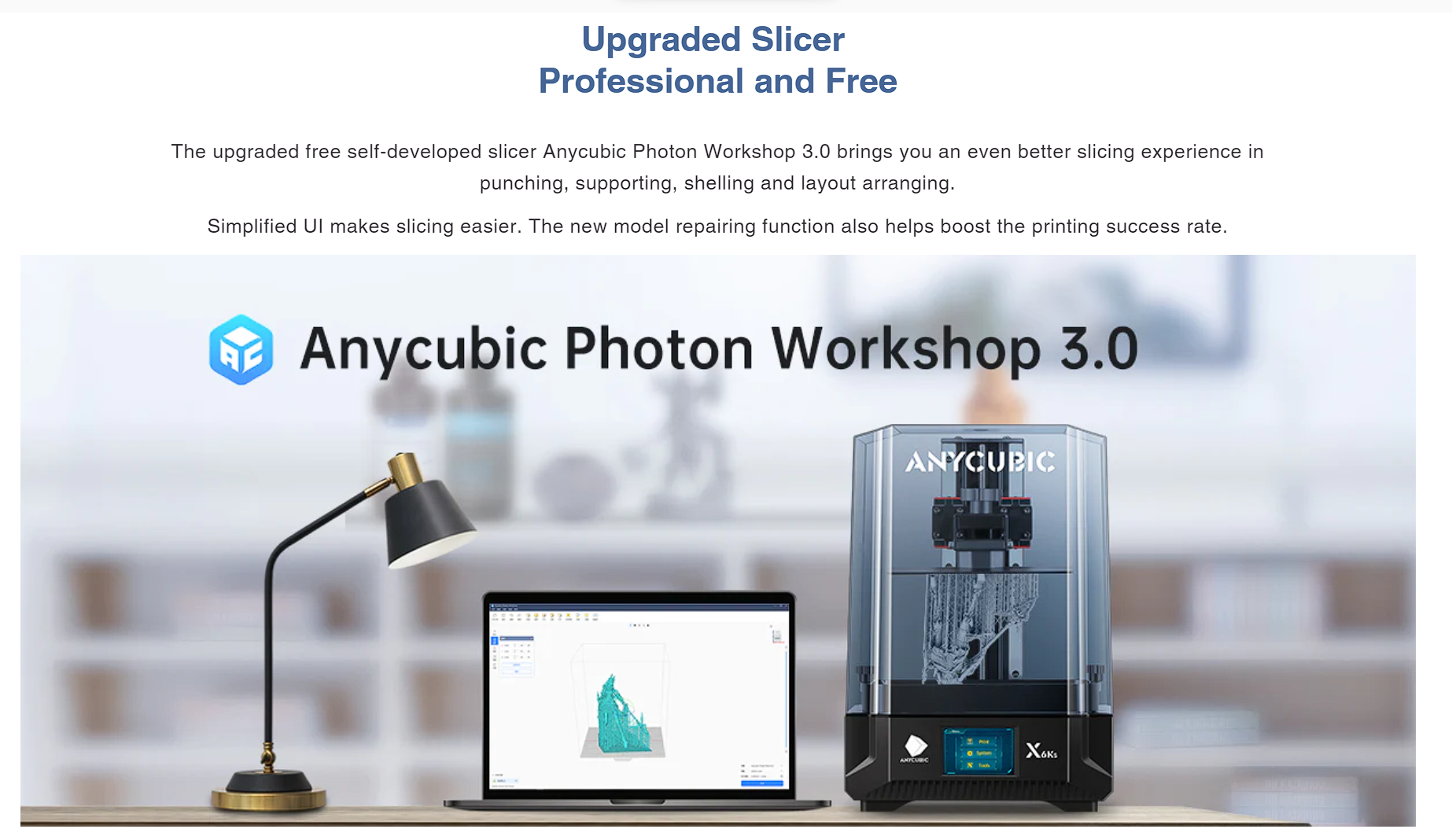 ANYCUBIC Photon Mono X 6Ks Resin LCD 3D Printer Fast 7.8x7.7x4.8 in HD  Printing