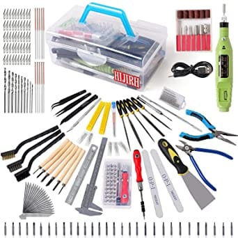 3D Printing Tool Kit 45pcs - Carving Knife Set / Cleaning Needles / Tweezers  / Pliers / Scrapers / Caliper