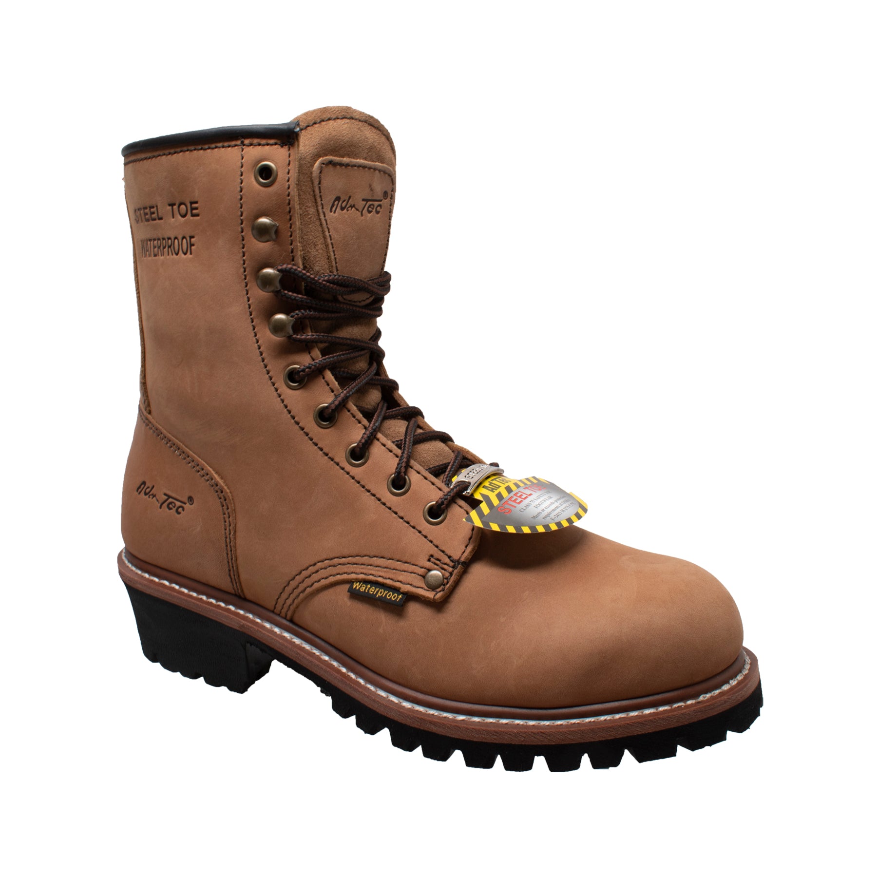 womens steel toe logger boots