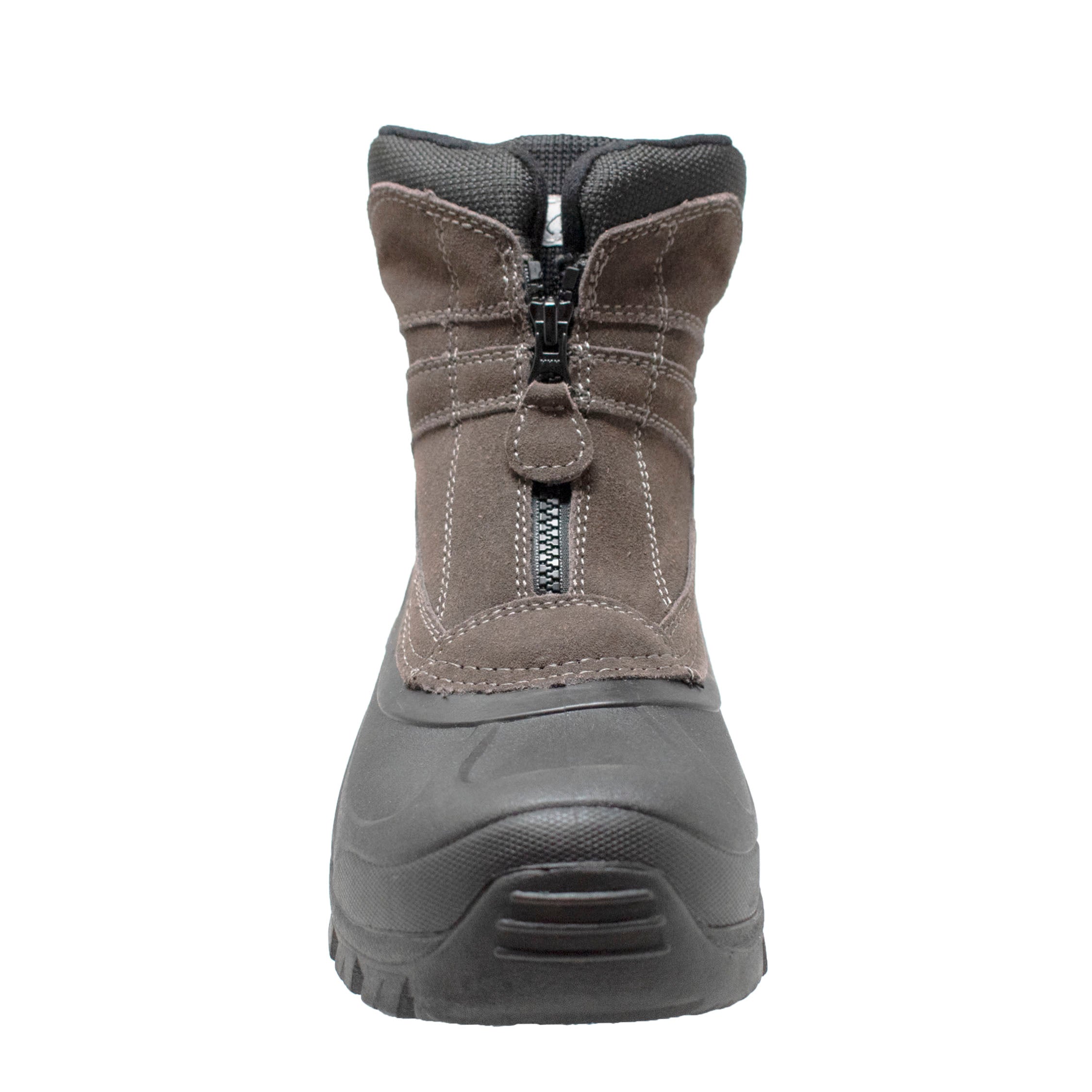 men's winter boots zipper front