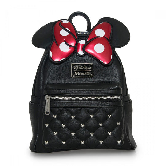 loungefly x mickey suit mini saffiano faux leather backpack