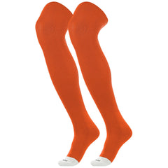 over the knee orange baseball and softball socks