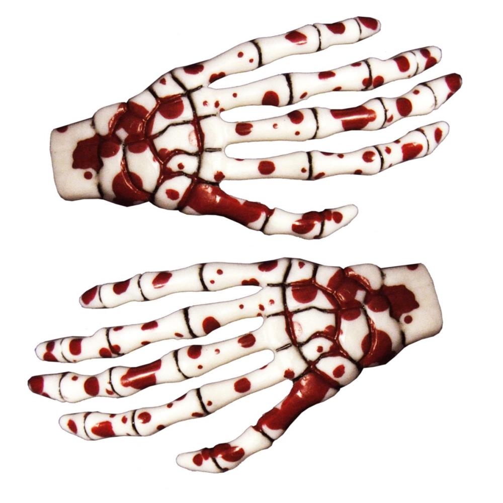 Bone Colored Large Skeleton Hands