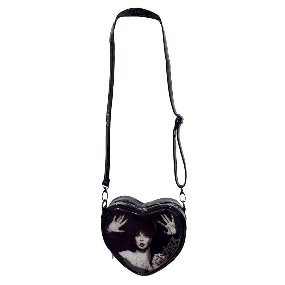 black heart purse