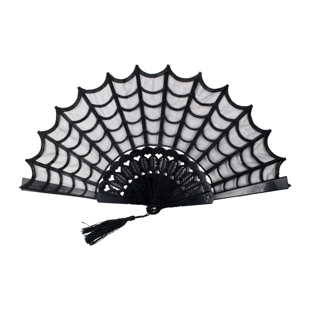 Spiderweb Hand Fan 666