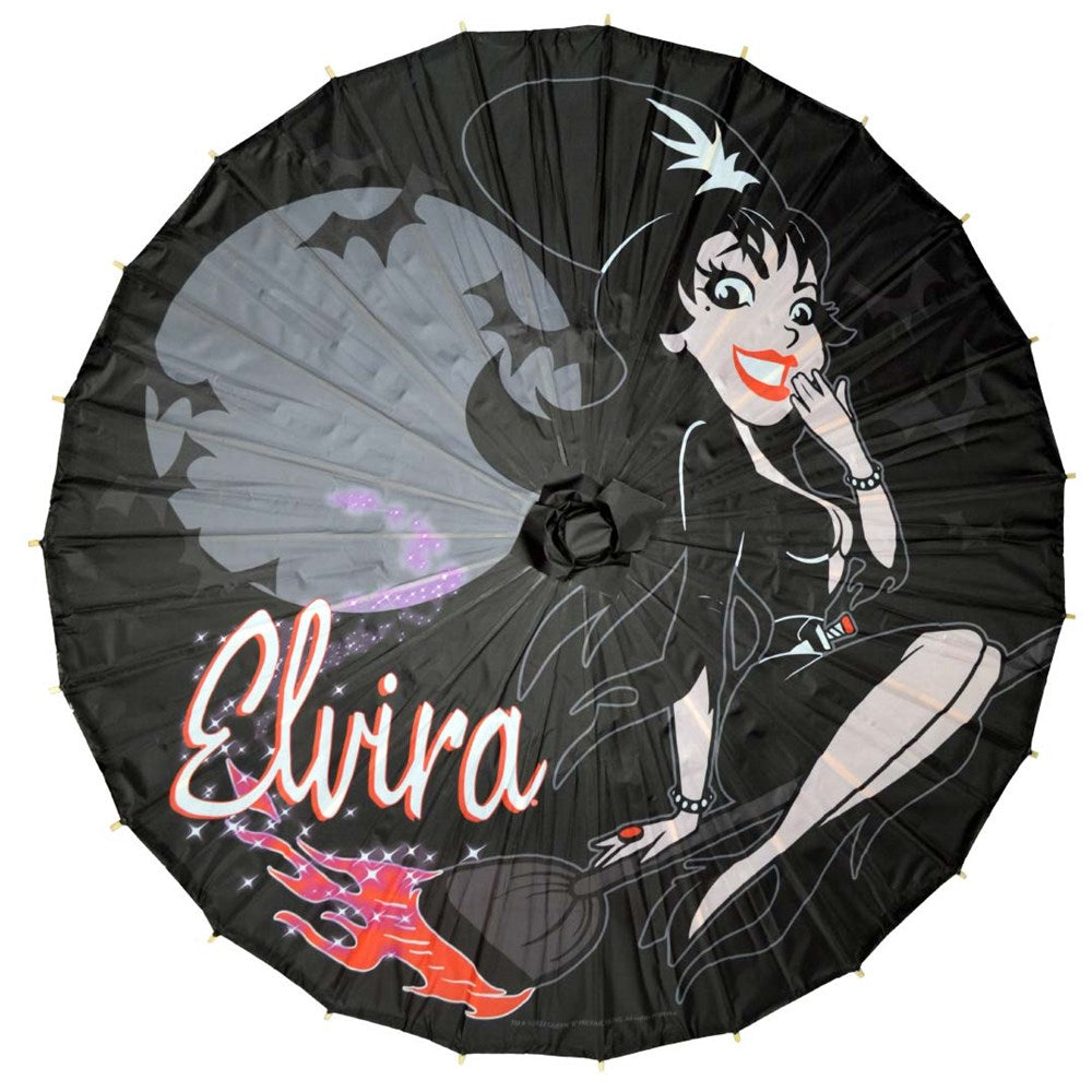 Iets Frank Dwars zitten Elvira Bewitched Fabric Parasol – Kreepsville 666