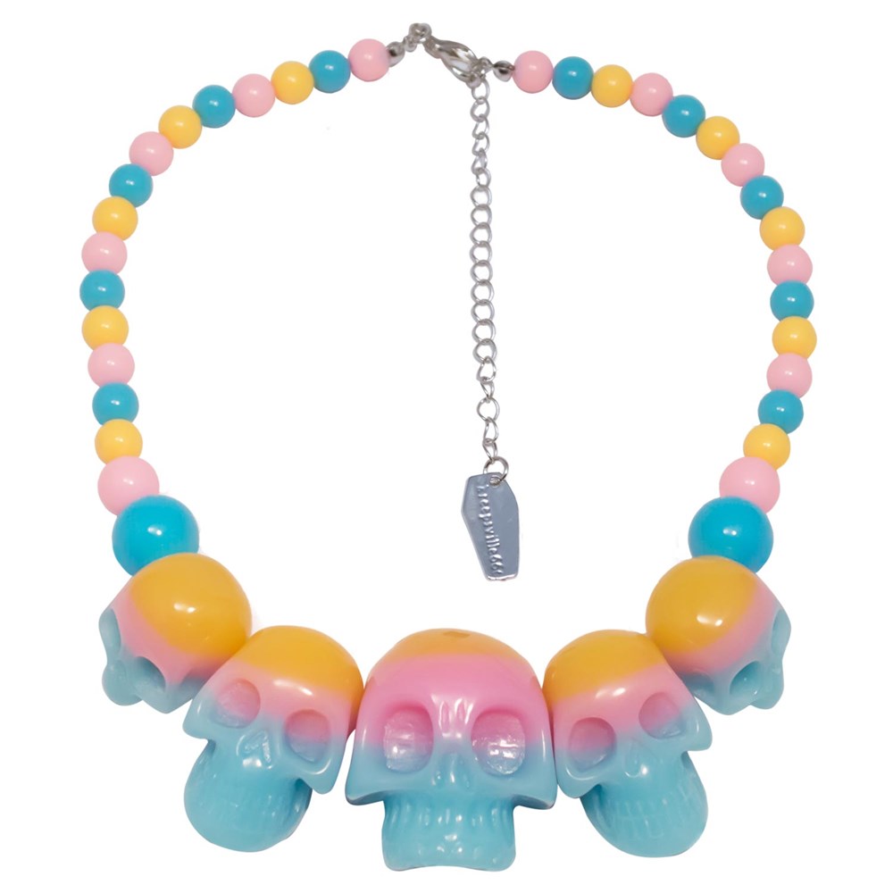 Skull Collection Necklace Rainbow – Kreepsville 666