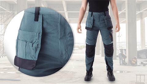 Apache Heavy Duty Loose Fit Work Trousers Kneepad  Holster Pockets   APKHT Kneepad Trousers ActiveWorkwear