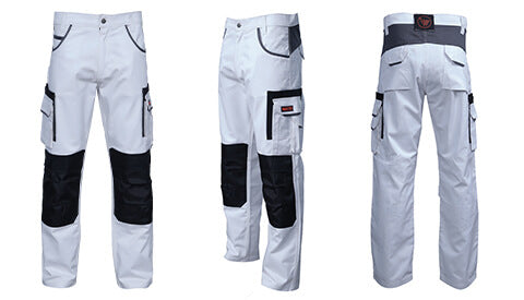 white painter work trousers