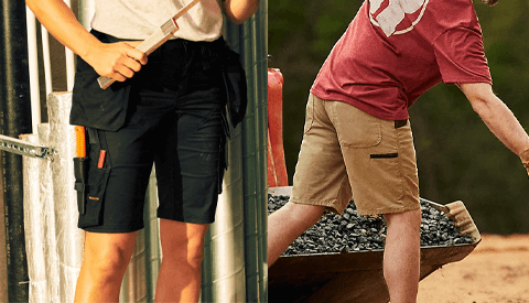 work shorts - mens worwear shorts