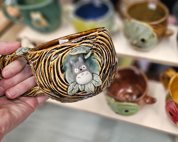 PETIT CHAT CERAMIC - tasse et+ en poterie