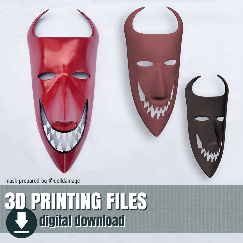 3D print file. Mask of Lock (Nightmare Before Christmas) – juliechantal