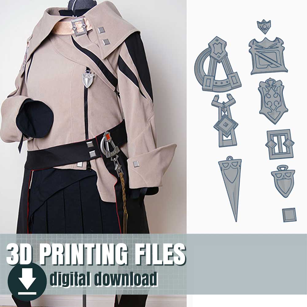 Naruto 3D print file + headband pattern – juliechantal