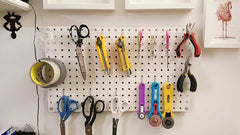 rangement et organisation - pegboard