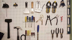 rangement et organisation - pegboard