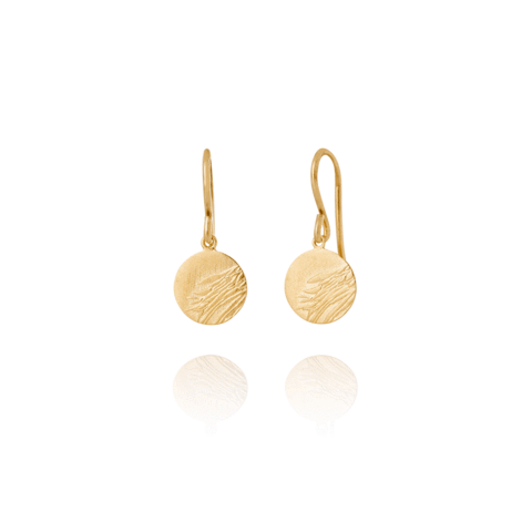 Falcon 107 gold-plated earrings