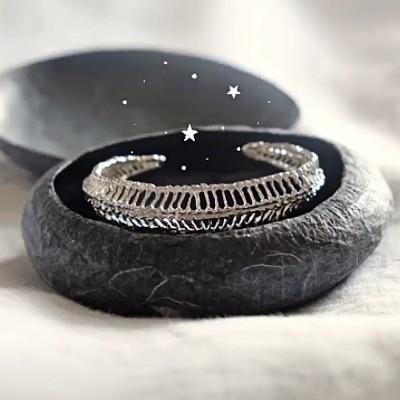 asterias silver bracelet