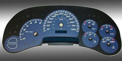 Motor City Gauge Face Overlay for Chevy Tahoe, Silverado,  Avalanche. GMC Yukon