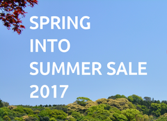 SPRING INTO SUMMER SALE 2017