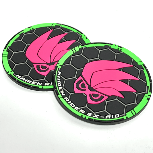 [LOOSE] Ichiban-Kuji: Kamen Rider Zi-Oh Rubber Coaster - A.D 2016 Ex-Aid Set (Set of Two) | CSTOYS INTERNATIONAL