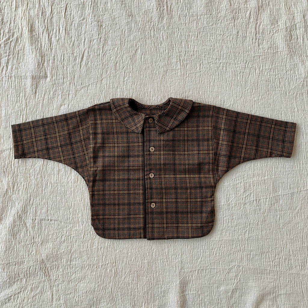 Kumo shirt, lill check – Hello Lupo