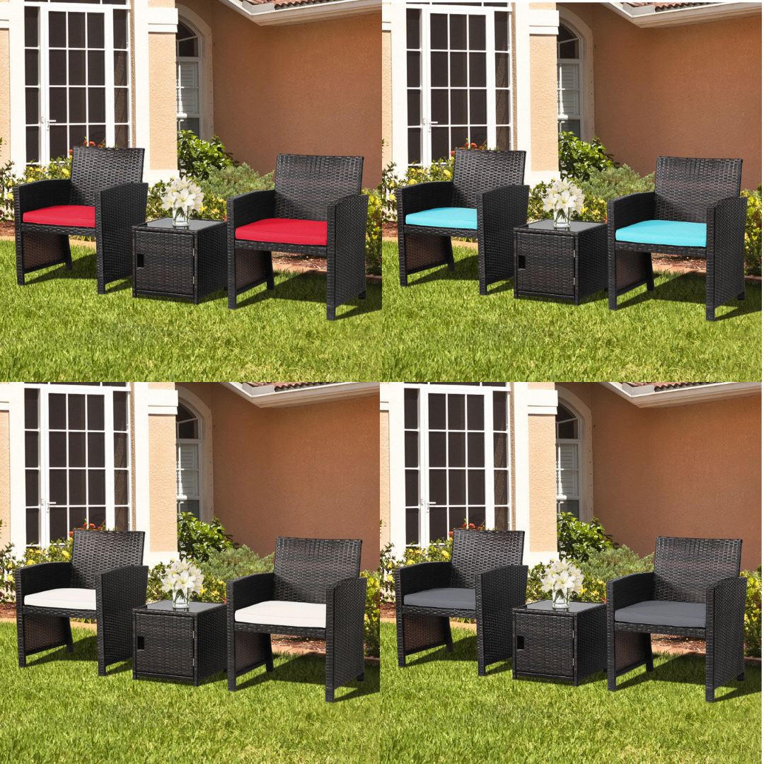 3 Piece Garden Furniture Set