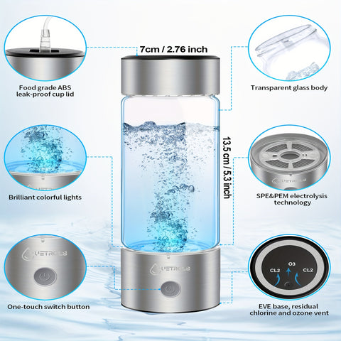 Hydrogen Water Bottle 14 oz