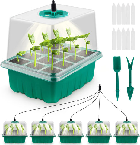 Seedling Trays with Grow Lights