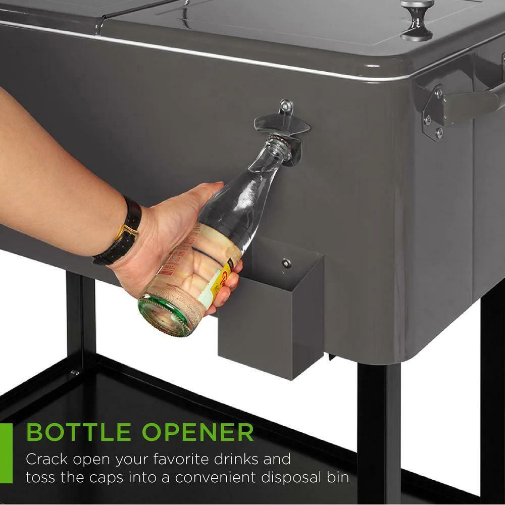 Outdoor Chest Cooler with Opener