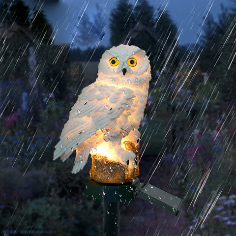 Waterproof Solar Owl Garden Light