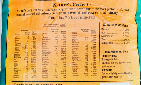 Natures Perfect Organic Soil Enhancer with 76+ Minerals