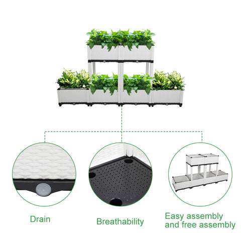 Plastic Raised Garden Bed