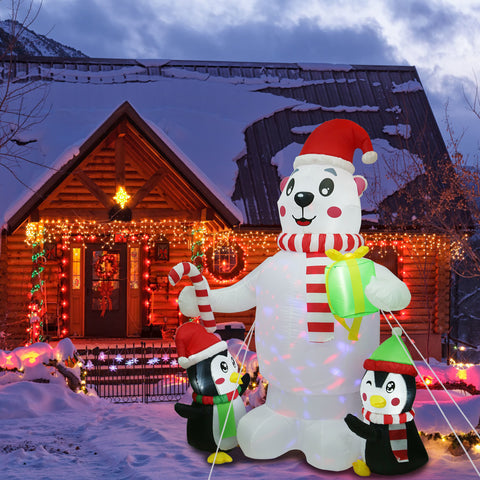 Polar Bear Christmas Decoration for Outdoor