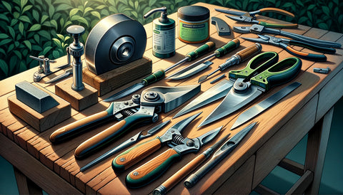 Sharpen Blades of Gardening Tool Sets