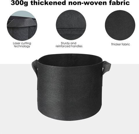 Thickened  10 Gallon Fabric Grow Bags